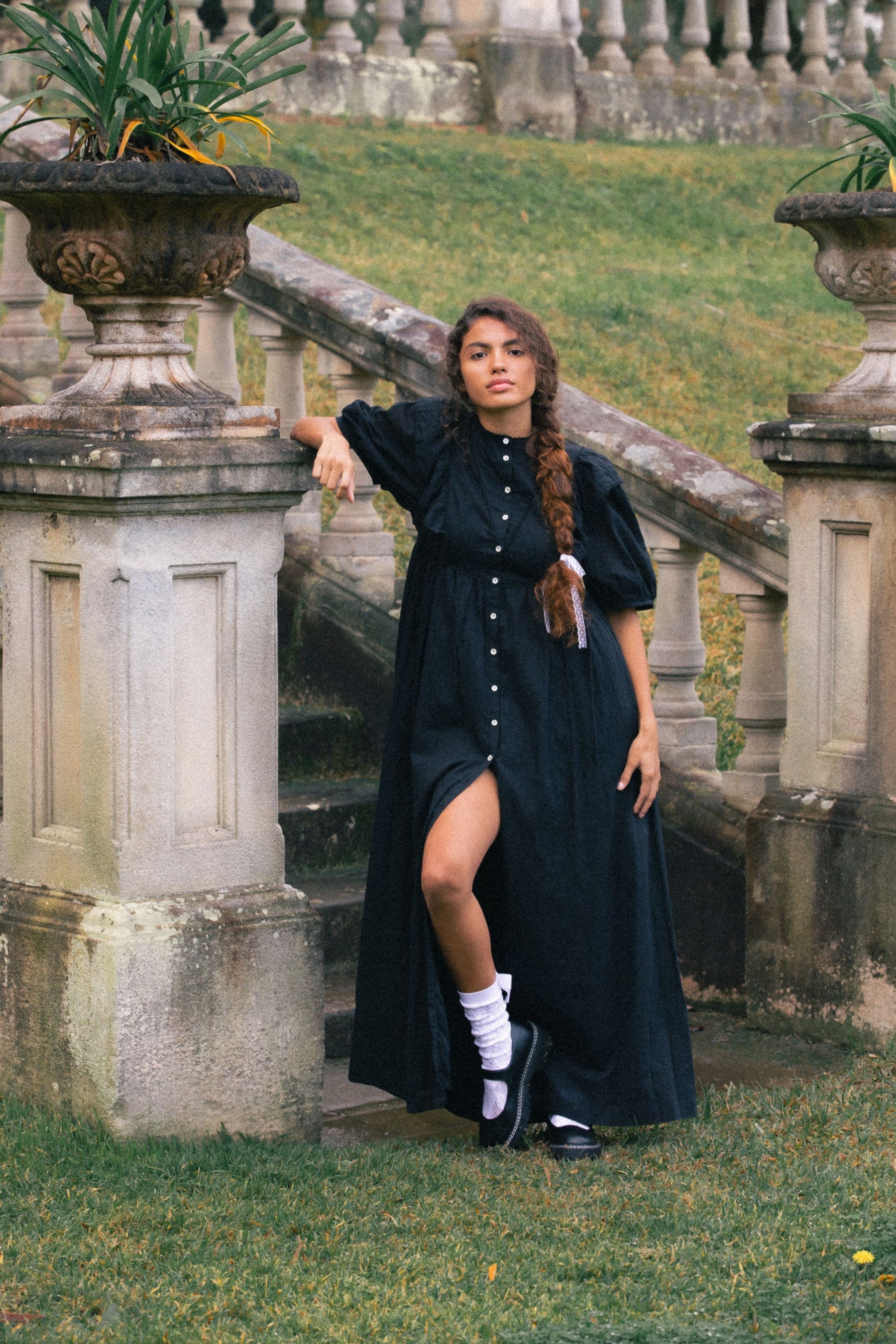 Rumi Gown in Midnight Noir