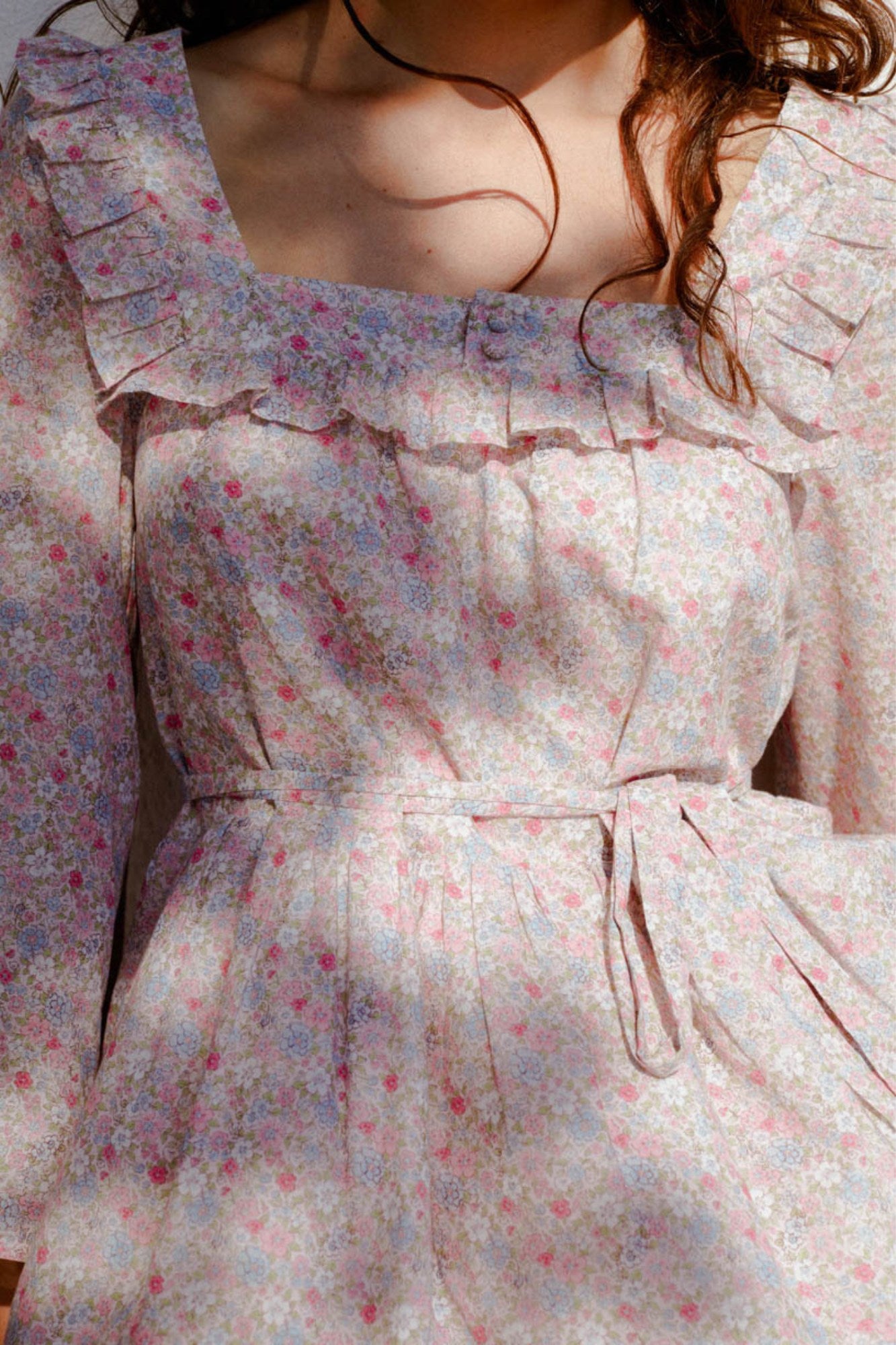 Savannah Mini Dress in Spring Berry