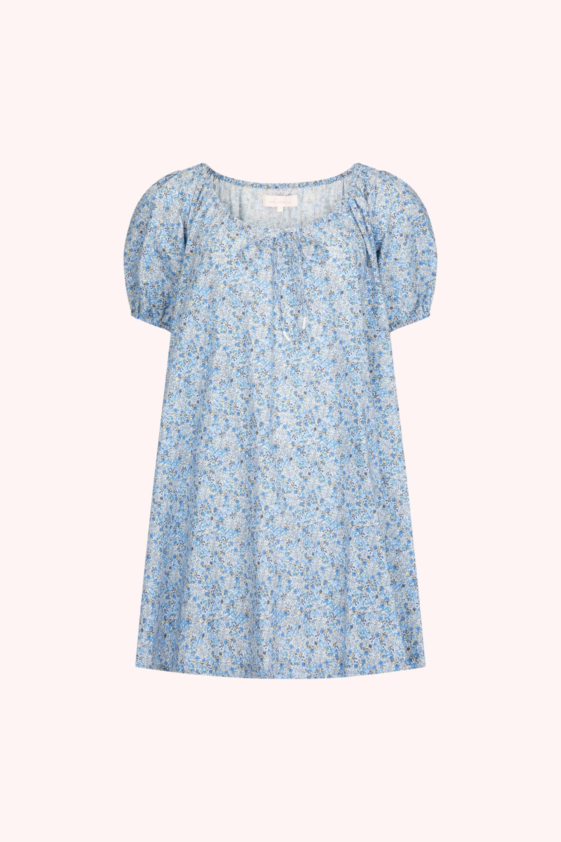 Sundress in French Blue Ditsy