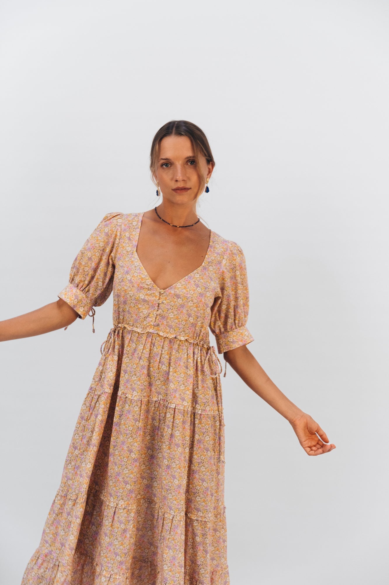 Ulla Dress in Spring Buttercup