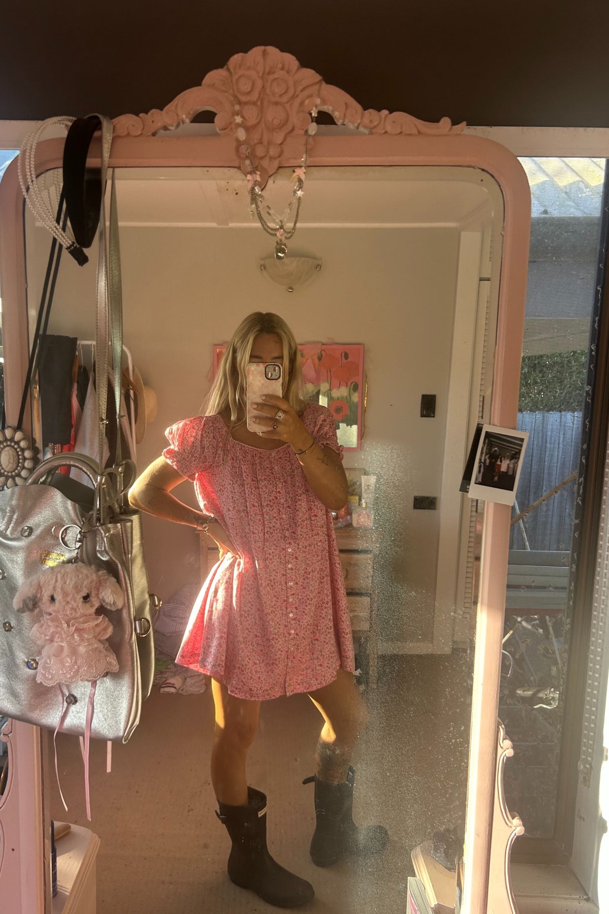 Naya Mini Dress in Mille Rose