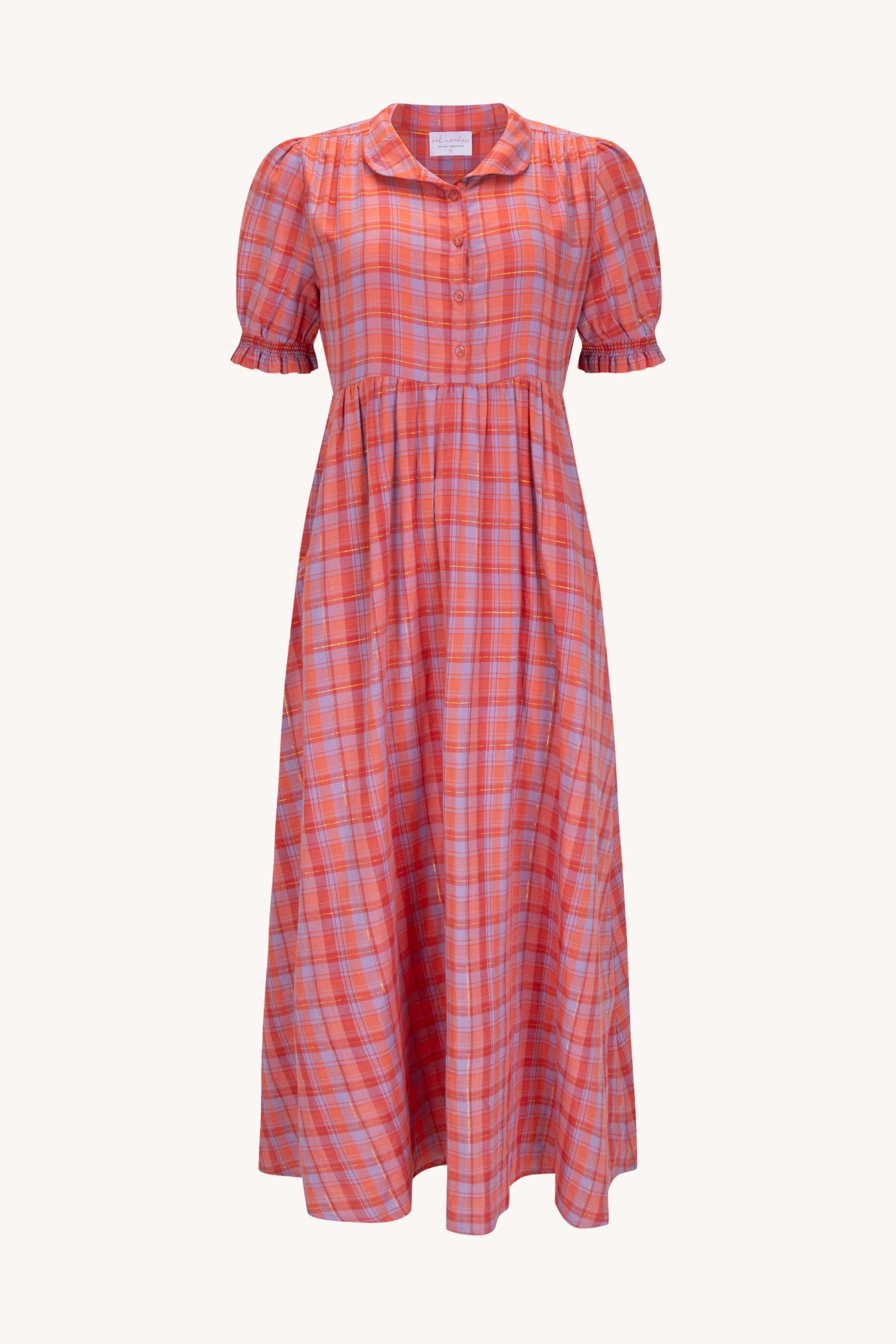 Henri Dress in Dusk Plaid