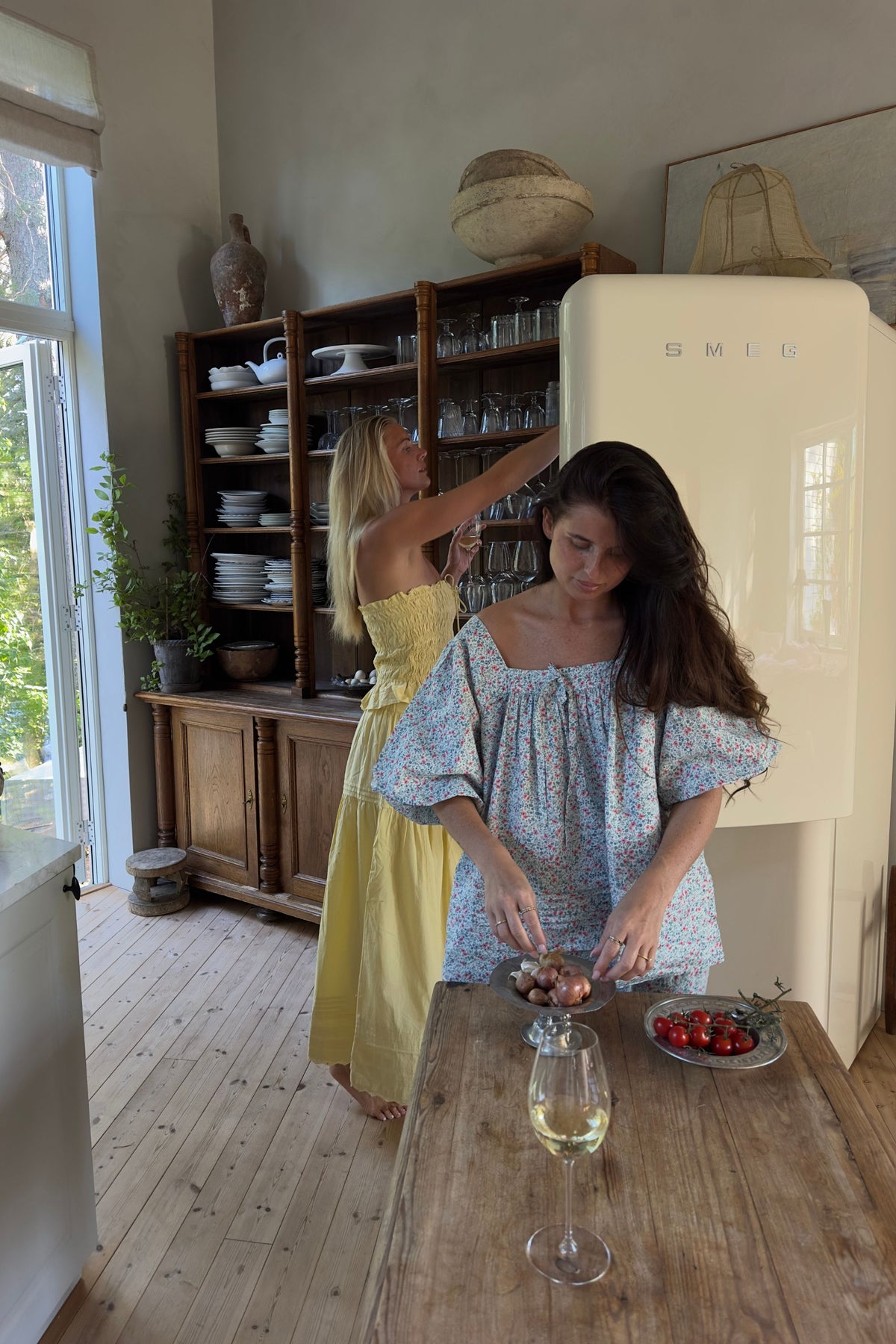 Celine Blouse in Cornflower Meadow