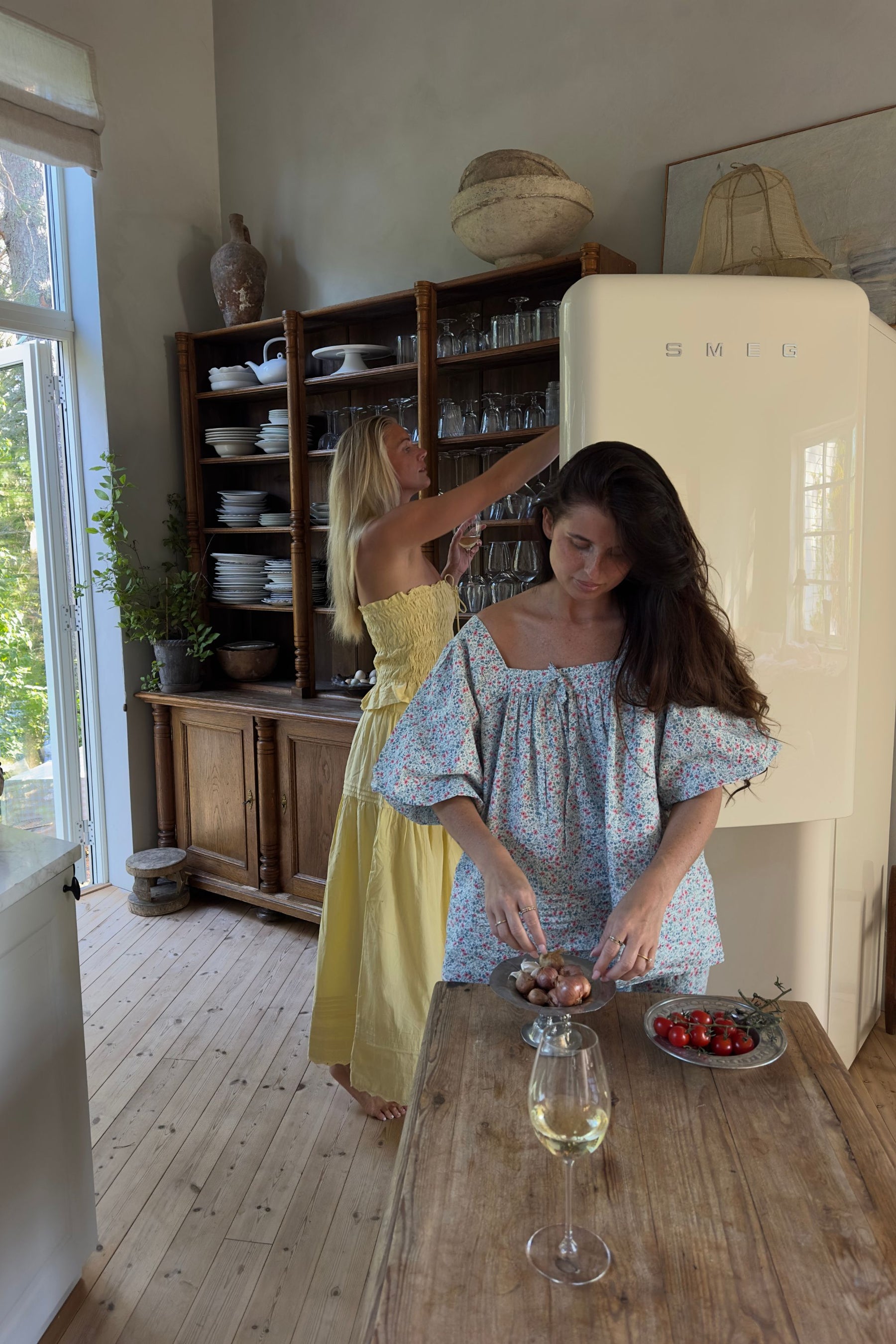 Celine Blouse in Cornflower Meadow