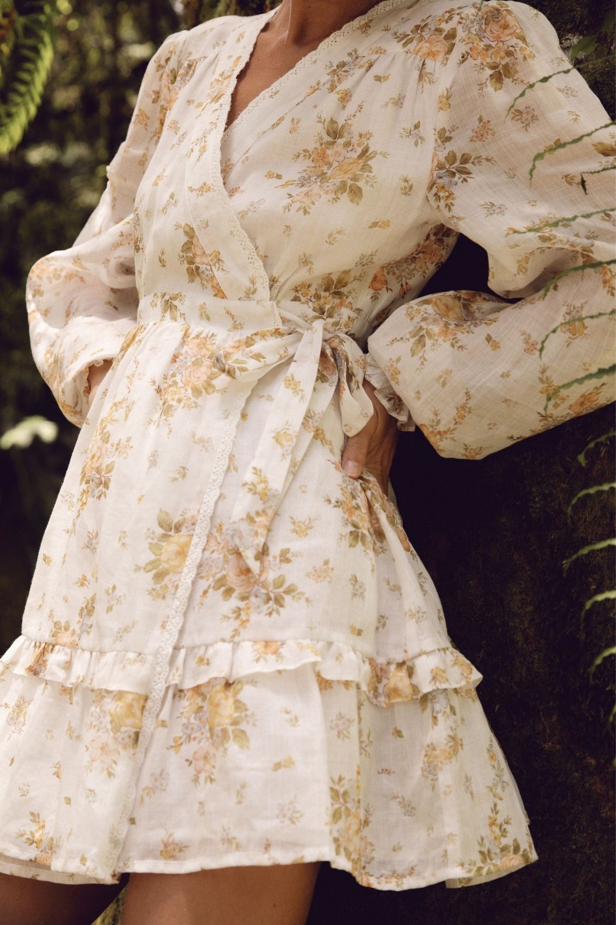 Clara Wrap Dress in Maisy Floral