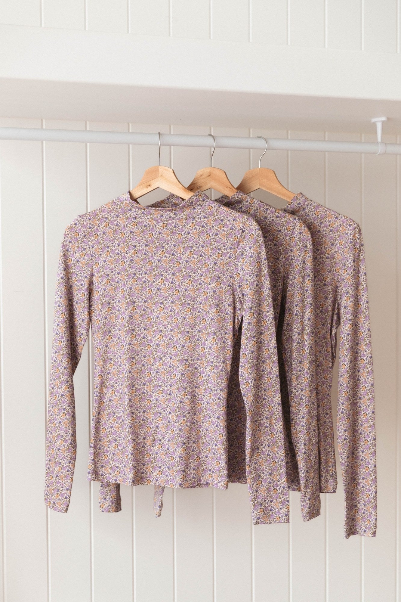 Willow Long Sleeve Top in Piper Lavender